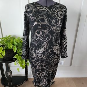 NWT LuLaRoe Elegant Dress "Debbie" Long Sleeve 2XL